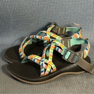 Chaco ZX1 Kid's Ecotread Outdoor Strappy Sandals Camper Colorful Size 1